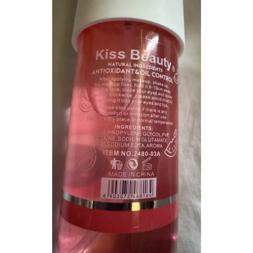 Kiss Beauty Watermelon Makeup Setting Spray Fix Spray Water Oil Control New